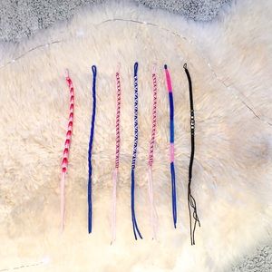 7 braided bracelets